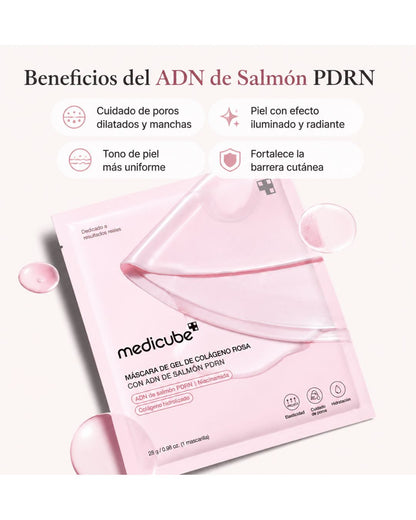 MEDICUBE CAJA MASCARILLA SALMON X 4